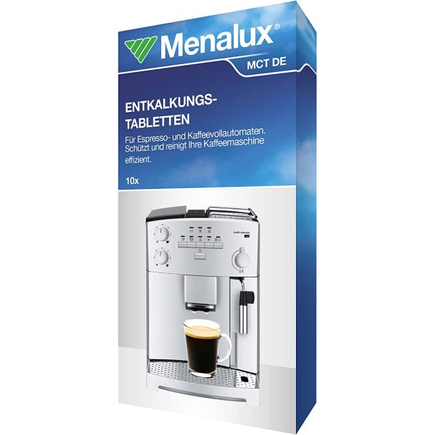 Faktisk En skønne dag Barmhjertige Menalux rengøringstabletter til espressomaskiner. 10 stk - Afkalkning og  rengøring - BOTIQ DK / NORDIC HARDWARE SHOP